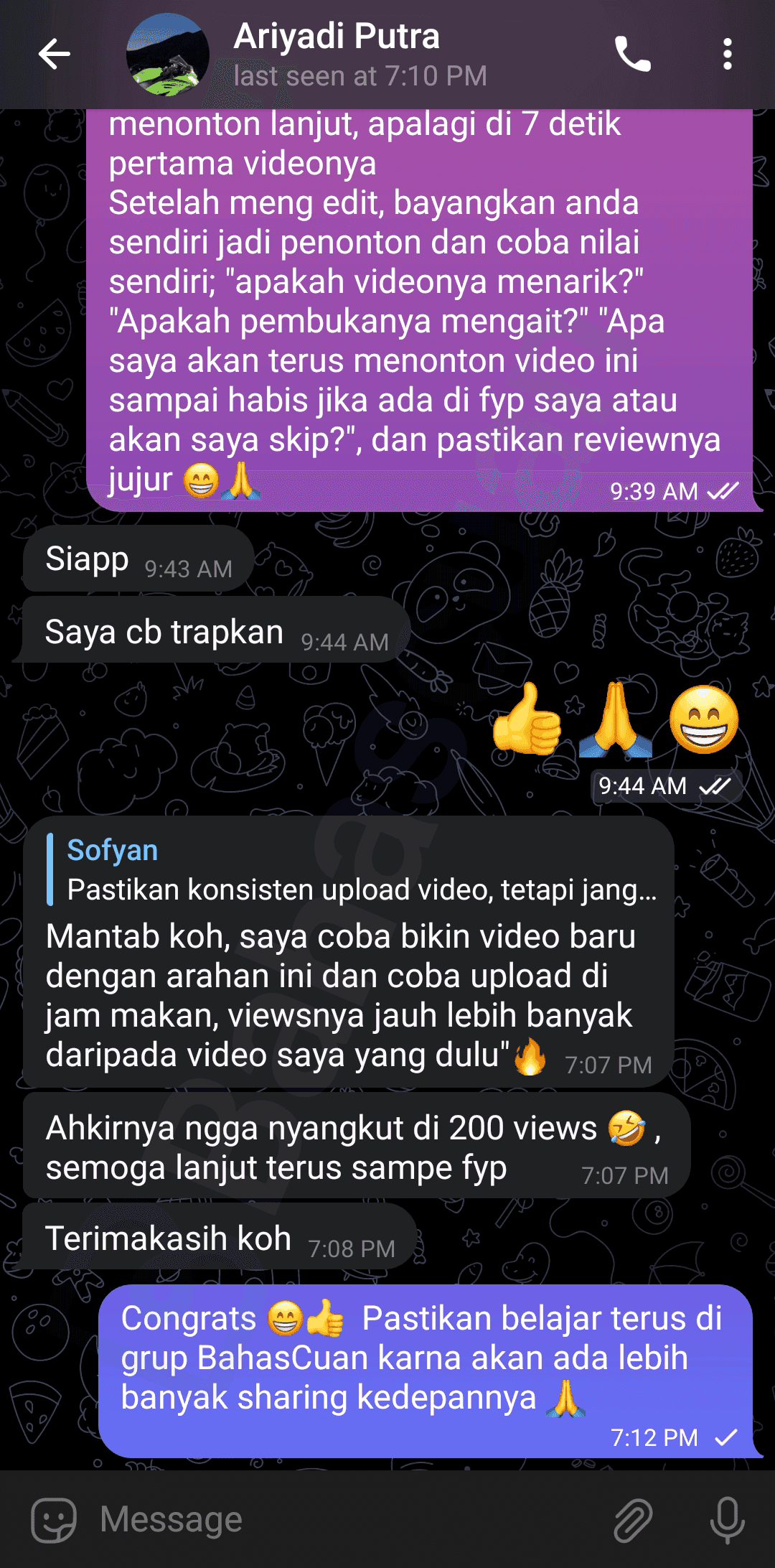 Testimoni Member Bahascuan 1